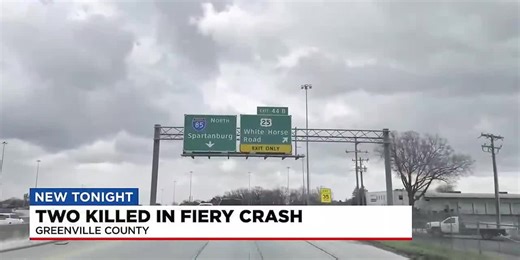 Coroner identifies two killed in fiery I-85 crash after fleeing traffic stop