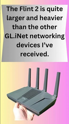 GL iNet GL MT6000Flint 2 WiFi 6 Router