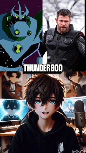 ⚡When Thunder Meets Nuclear Power☢️ ThorXAtomix Fusion #ben10 #thor #ben10omniverse #marvel #shorts