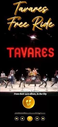 Tavares on the Midnight Special performing “Free Ride” #musichistory