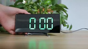 Digital LED Mirror Alarm Clock Setup Guide: Time, Date, Alarm, Temperature & Brightness Settings