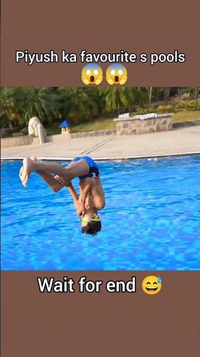 piyush ka favourite swimming pool 😱ll Sourav Joshi ll #shorts #youtubeshorts
