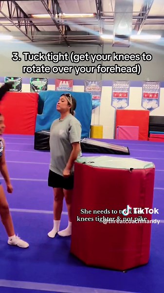 Work your body positions before you even attempt a skill! #tumbling #cheerleadingtiktok #practice #skills