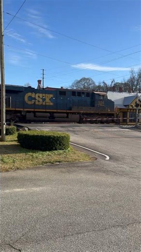 CSX train in grantville ga
