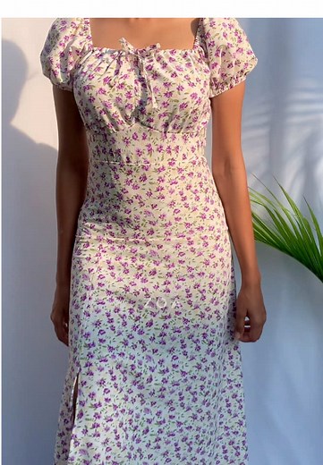 MELLY Floral Sundress Maxi - Perfect Summer Fashion