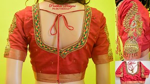 Aari Blouse with Triple Color Thread Loading work || Direct/Online...