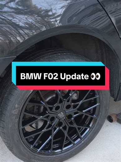 Time to swap the shoes out 👌 #bmw #n55 #7series