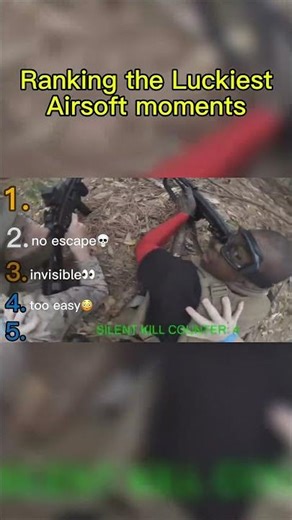 Top 5 Luckiest Air-soft Moments 🤩