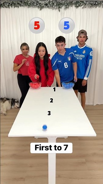 First to 7 Wins! Girls vs Boys