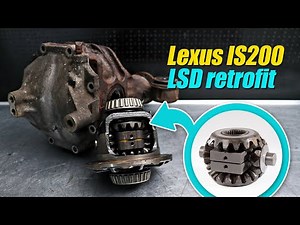 Lexus IS200 Limited slip diff retrofit | RacingDiffs LSD conversion set installation
