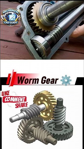 Worm Gear #foryou #automobile #engineblock #engineering #viral #machine #cncsoftware #robot