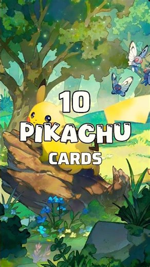 10 BEST Pikachu Cards Ever Made!?⚡️ #pokemoncards #pokemontcg #pokemontcgcommunity #pokeomens