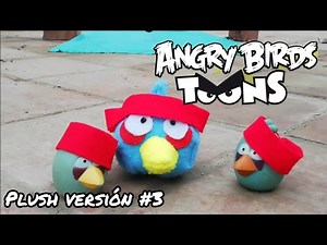 Angry Birds Toons plush versión "Full metal Chuck" - Juguete manía TV