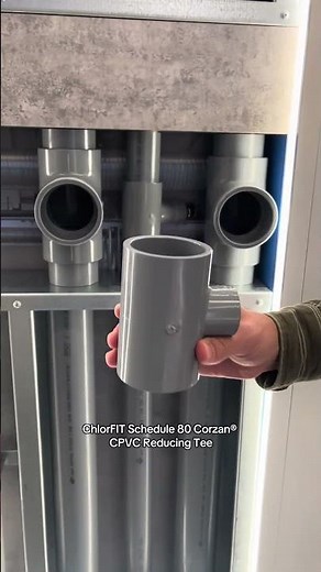 Uponor ChlorFIT brings Corzan® Schedule 80 CPVC strength to commercial potable water systems #shorts