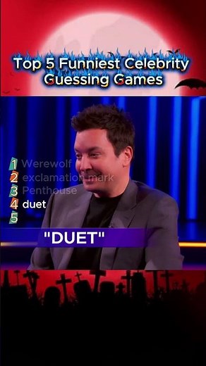 Top 5 Funniest Celebrity Guessing Games 😂🎬 #Charades #JimmyFallon #CelebrityGames #FunnyMoments