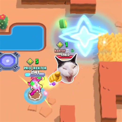 HOW DID I SURVIVE😨 #brawlstars #shorts #supercell