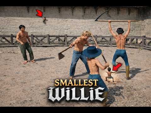 the SMALLEST Willie in Half Sword
