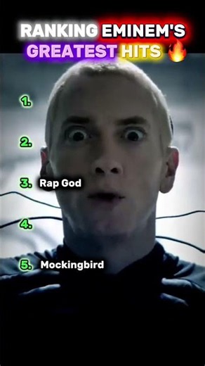 The 5 Eminem Greatest Hits Everyone Knows 🔥👑