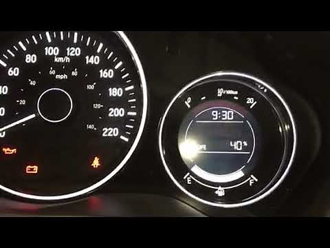 Maintenance minder reset 2016 Honda HRV
