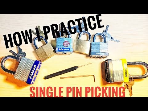 Lock Picking 101 - How I Practice Single Pin Picking