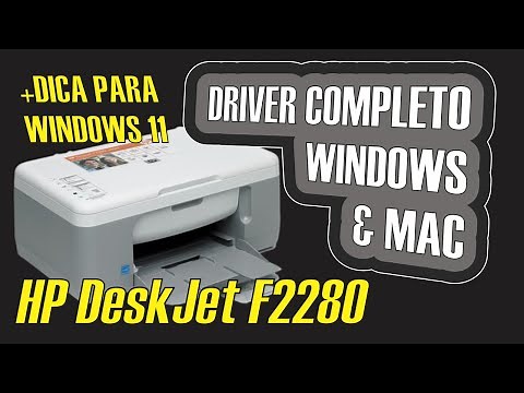 HP deskjet F2280 All-in-One driver completo #windows #mac