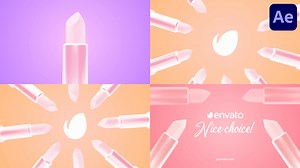 Lipstick Logo Opener for After Effects