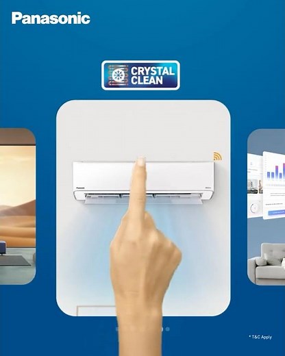Panasonic AC | Powerful Self-Cleaning | 15 Smarter Ways