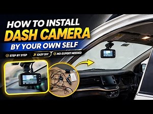 How To Install Dash Camera at home Dash Cam Installation