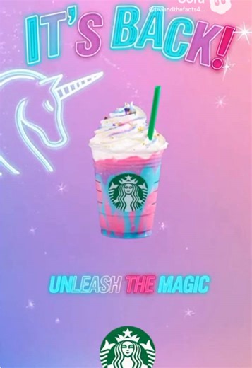 I asked ai to make a Starbucks Unicorn Frappé comeback ad ! Everyone tag Starbucks💜🩷💙 @Starbucks #fyp #foru #2026thenew2016🧋 #unicornfrappe #2016vibes