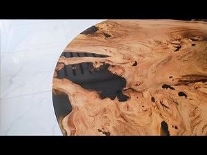 Making a round WOOD & EPOXY table