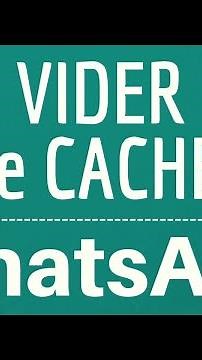 Clear WhatsApp cache, how to clear the cache data of the WhatsApp Messenger application