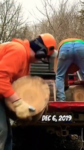 My log supplier/helper Mike & I load 16" long ash firewood rounds into my truck bed that we just cut with our Stihl chainsaws. #firewood #loadingwood #stackingwood #firewoodbusiness | Joe's Premium Firewood