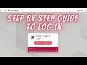 How to log in to SJMIS Neo LMS as a Parent