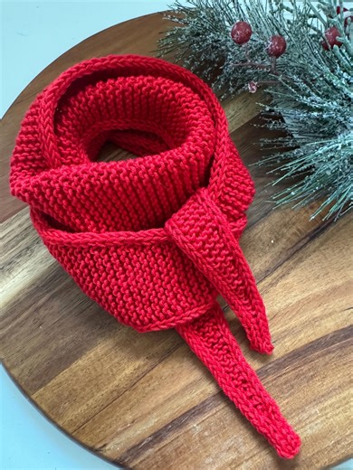 Hand Knit Skinny Scarf, Cotton Sophie Scarf, Red Neck Scarf, Minimalist Women Scarf, Valentine Gift for Her - Etsy