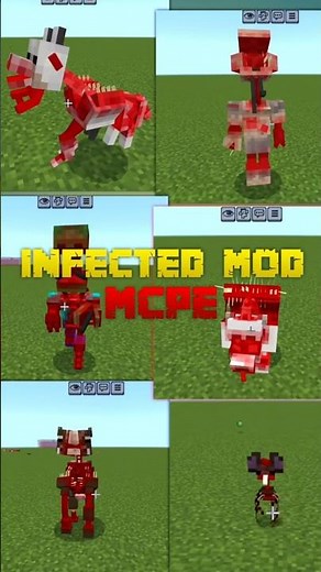 Minecraft PE: Scary Infected Mod (New Mobs!)