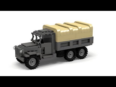Lego WWII Deuce and a Half CCKW Instructions