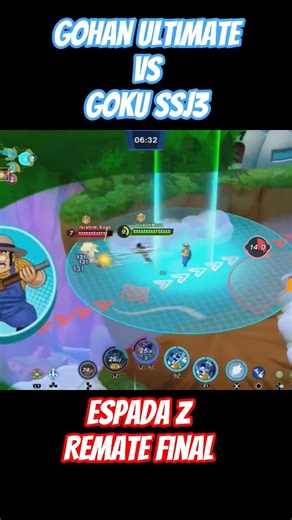Gohan ultimate vs Goku ssj3 ! remate final de Gohan con Espada Z #dragonball #gekishinsquadra