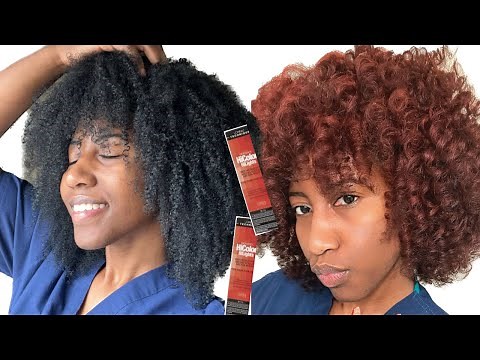 Dyeing my natural hair Black to Copper |NO BLEACH |No Damage | L'Oreal Hicolor Highlights #copper