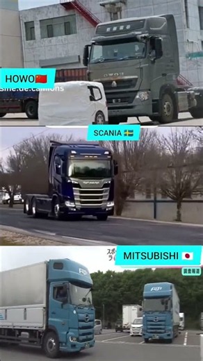 HoHo vs Scania vs Mitsubishi – Ultimate Automatic Braking Test! 🔥