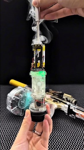 Gold Transparent ARP9+Smoke Tracer💥The Ultimate Clear Beast for Collectors!#toys#airsoft#goldedition