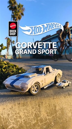 Mattel Brick Shop on Instagram: "Less than 130 models were ever produced... but now it’s yours to build. Enter the fully buildable 1:16 scale Corvette Grand Sport by Mattel Brick Shop. This detailed and authentic set includes extra parts for customization, metal wheel covers, a decal sheet, a signature plate, plus an exclusive metal car to collect and display."