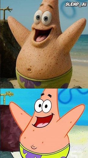 SpongeBob characters in real life part1 Do you wanna part2?
