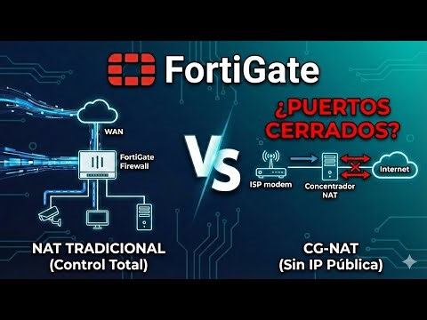 NAT vs CG-NAT Lo que tú ISP no te cuenta (Usando Fortigate)