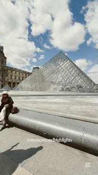 You’ve Seen the Louvre Pyramids… But Not Like This #louvremuseum #parisvlog #parisfrance