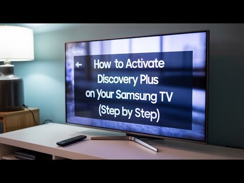 How to Activate Discovery Plus on Your Samsung TV (Step by Step)