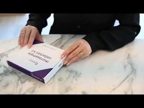 Unpackaging of the Mitra Sample Collection Kit