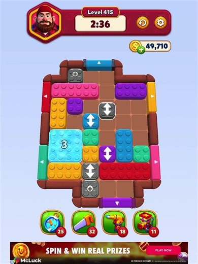 Color block run level 415 3-21-26