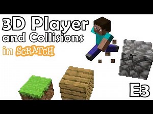 Minecraft in Scratch E3 | Player: Collisions and Gravity