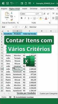 Função CONT.SES no Excel