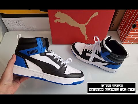 Puma Rebound Sneakers (Jordan Style) - On Feet and Check 82%